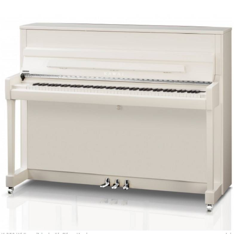 Kawai K-200 WHPS Piano Wit Hoogglans 