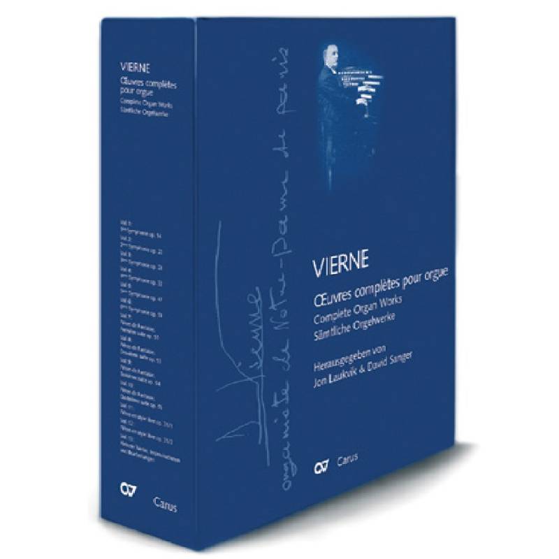 Louis Vierne - Sämtliche Orgelwerke - Carus Verlag