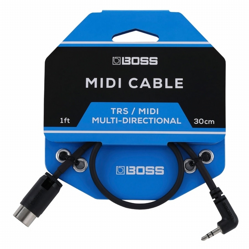 Boss BMIDI-1-35 - Midi Kabel 30cm
