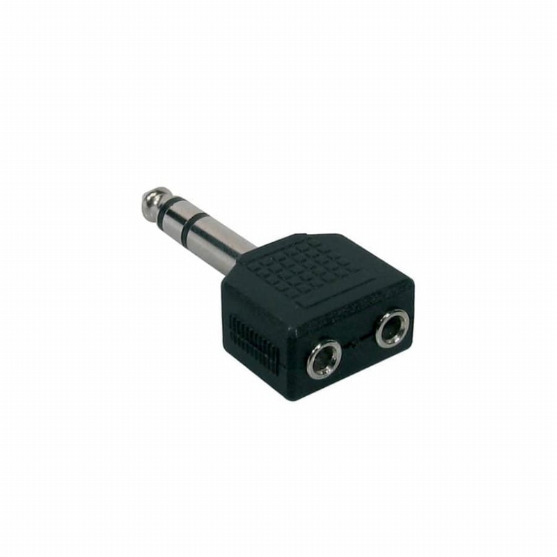 Boston AT-175 Adapter - 2x 3,5 Jack Female Stereo, 6,3mm Jack