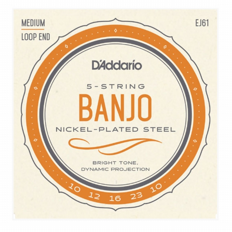 D'Addario EJ61 - D'Addario EJ60 - 5-String for Banjo