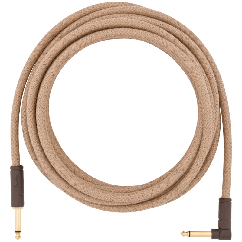 Fender Festival Natural - Angled Instrument Cable - 3 Meters