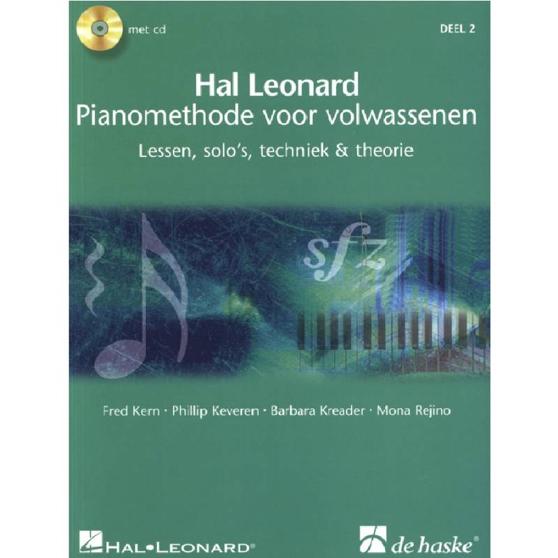 Pianomethode voor volwassenen 2 - Hal Leonard (Incl. CD)