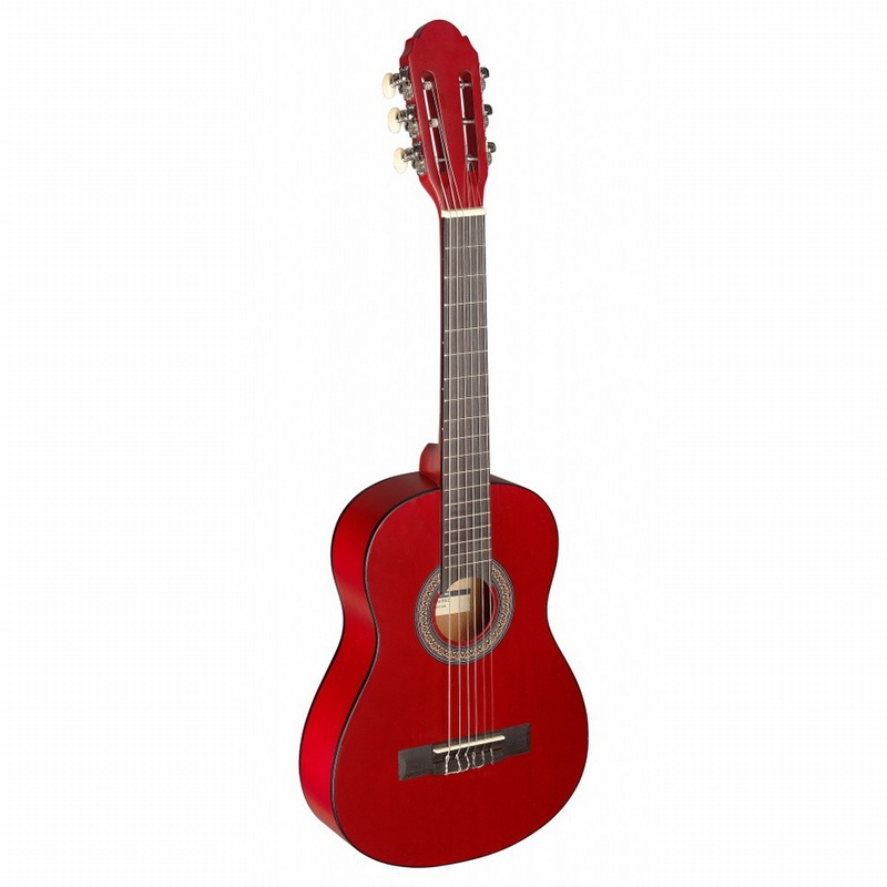 Stagg C405 RD 1/4 Classical Guitar - Red