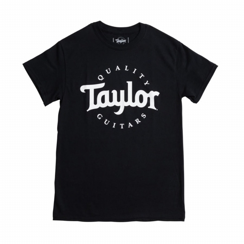 Taylor T-Shirt Zwart/Wit - Maat L