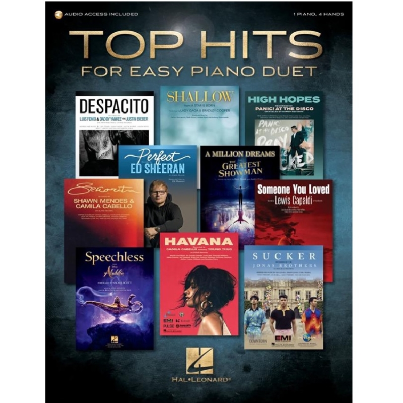 Top Hits for Easy Piano Duet