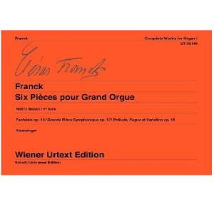 César Franck 1: Complete Works for organ op. 16–18 | UT50140