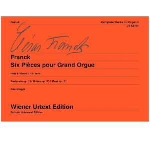 César Franck 2: Complete Works for organ op. 19-21 | UT50141