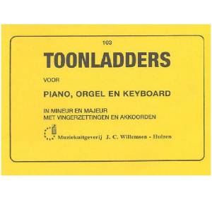 Toonladders voor Piano, Orgel en Keyboard - WILLEMSEN