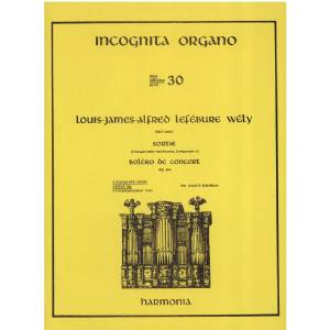 Louis Jaime Alfred Lefebure-Wely - 30 Incognita Organo HU3626