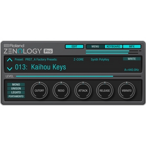 Roland Zenology Pro Analog Icons Bundel Software