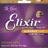 Elixir 16102 Phosphor Bronze Strings .013