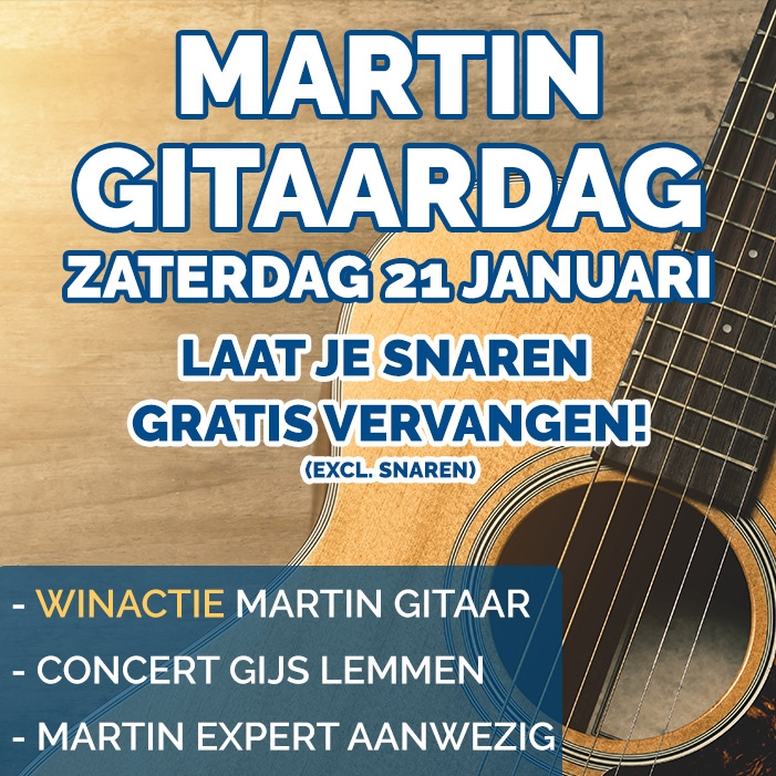 Martin gitaardag: zaterdag 21 januari