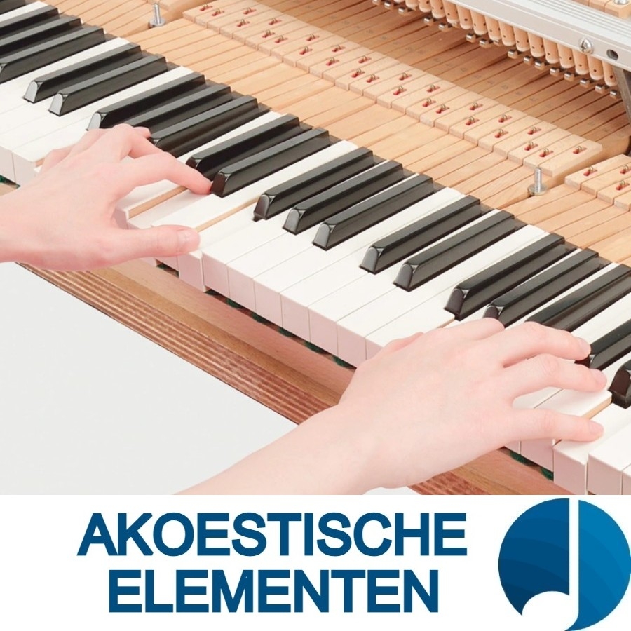 Digitale piano met akoestische elementen - akoestische