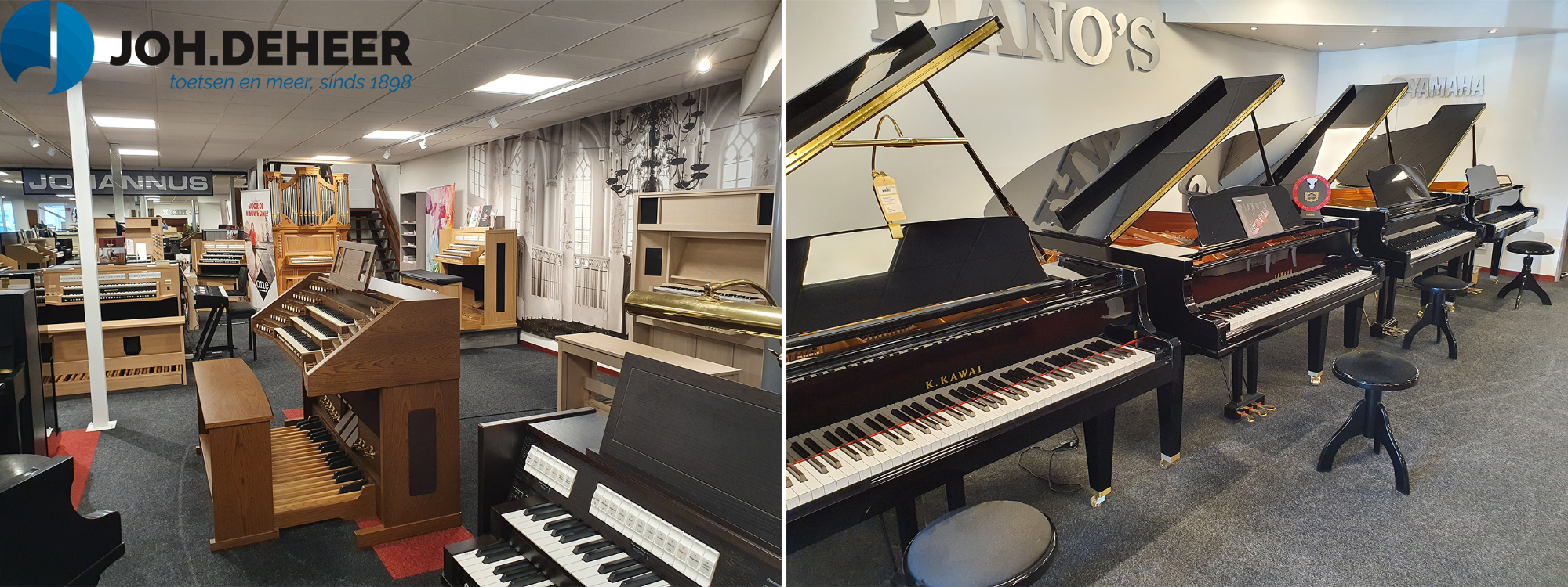 Music store region Rotterdam - orgelafdeling
