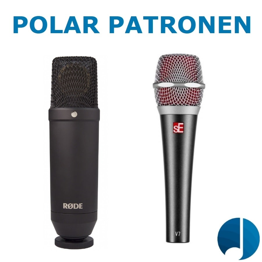 Polar Patronen van Microfoons: Cardioide, Super-Cardioide, Omni, Bi-Directioneel