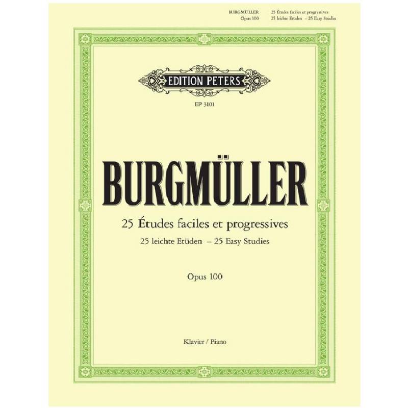 25 Easy Studies - Burgmüller, Opus 100