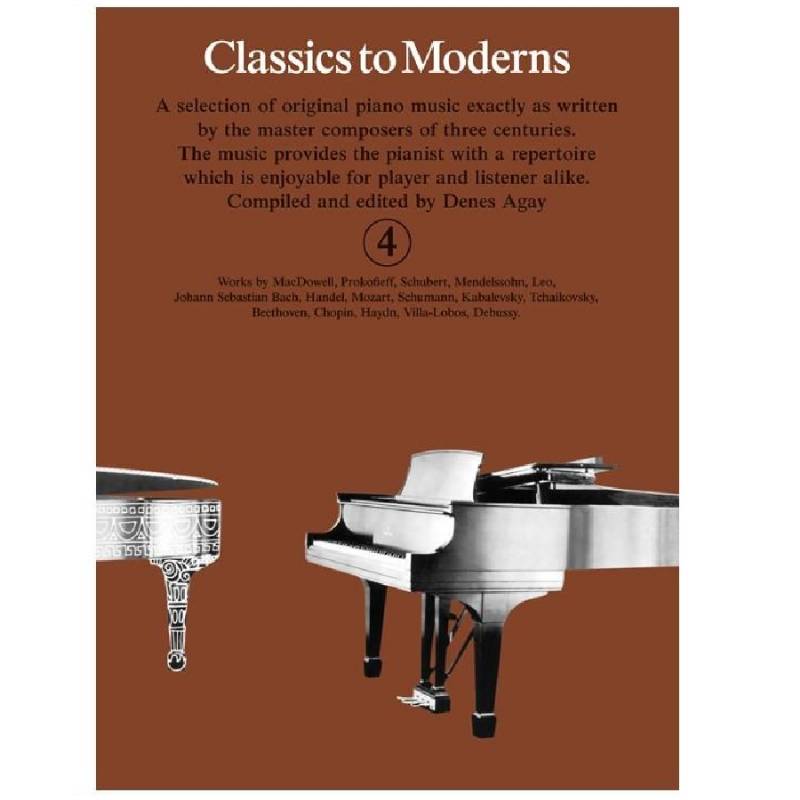 Classics to Moderns deel 4 - Denes Agay