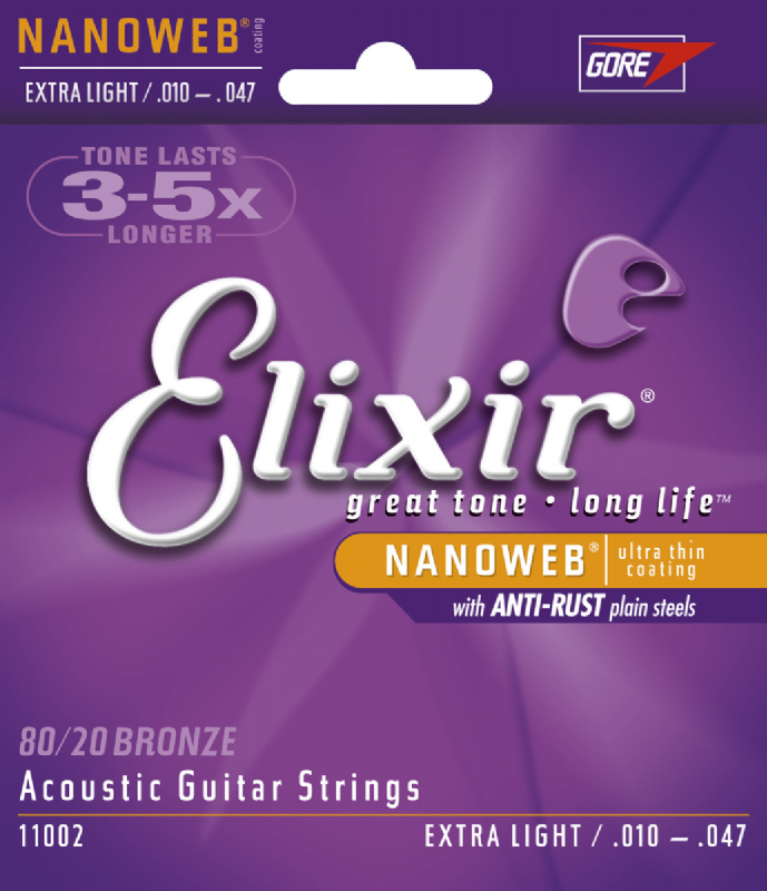 Elixir 11002 Strings for Western Guitar .010
