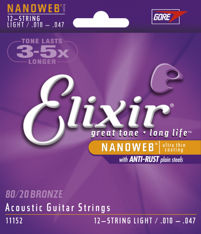 Elixir 11152 12-string Set Acoustic