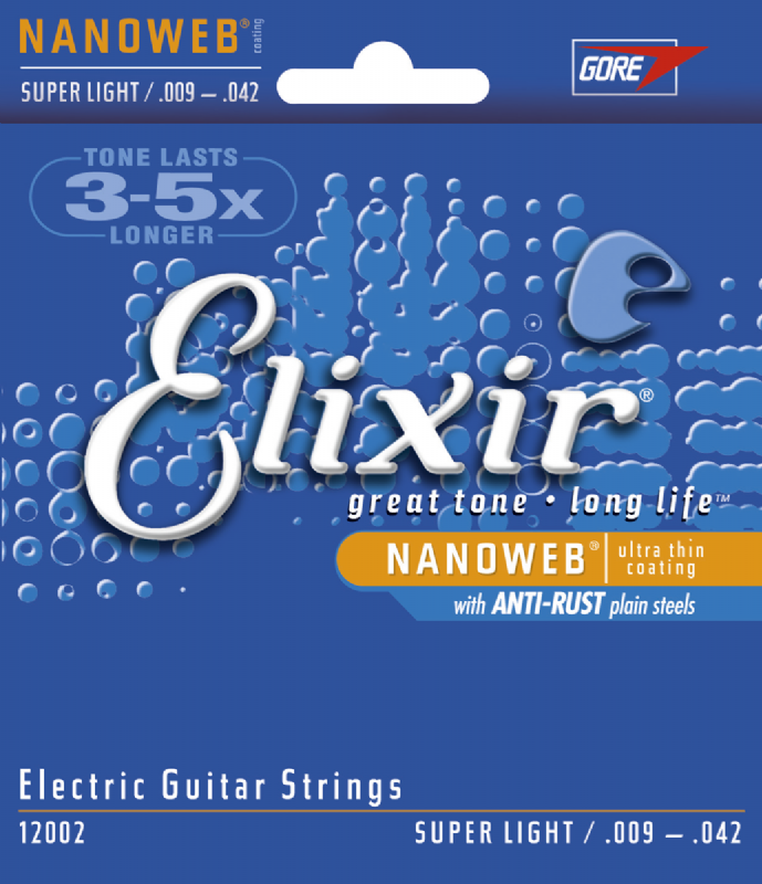 Elixir 12002 - Nanoweb Electric Strings
