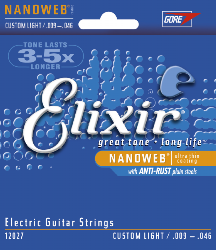 Elixir Nanoweb 12027 - Elektrische Snaren