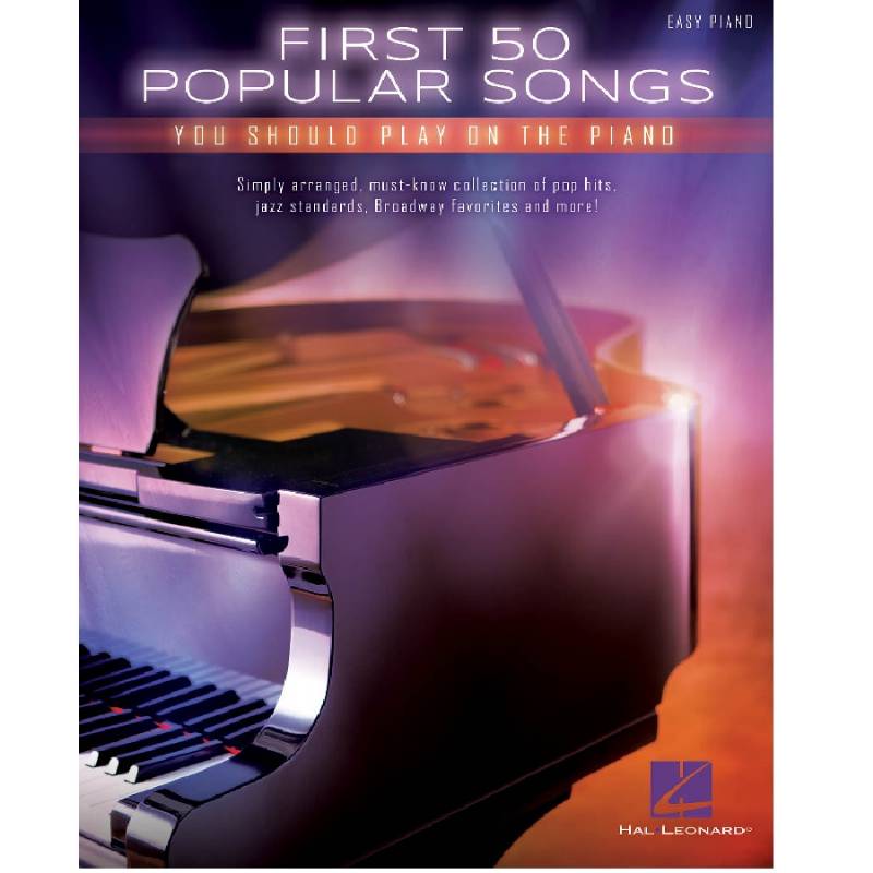 First 50 Popular Songs - Easy Piano