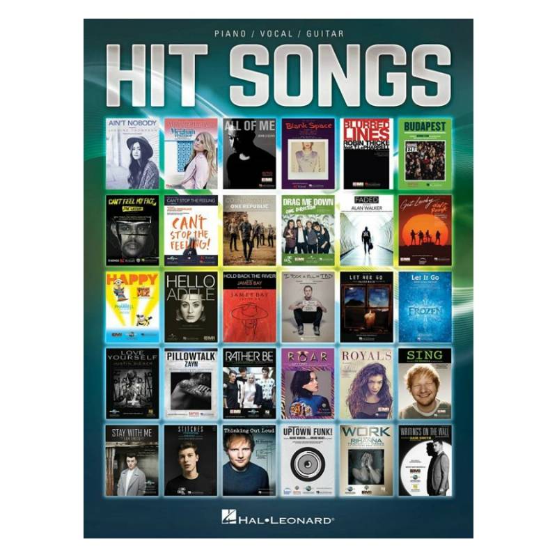 Hit Songs - Songboek Hal Leonard PVG