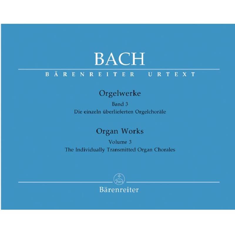 J. S. Bach - Orgelwerke 3 Bärenreiter