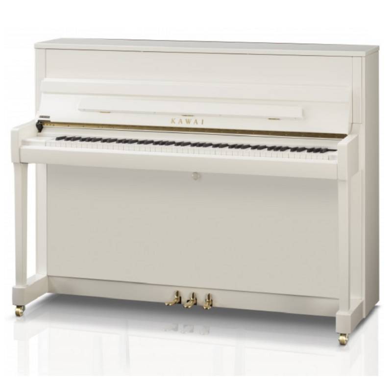 Kawai K-200 WHP Piano Wit Hoogglans 