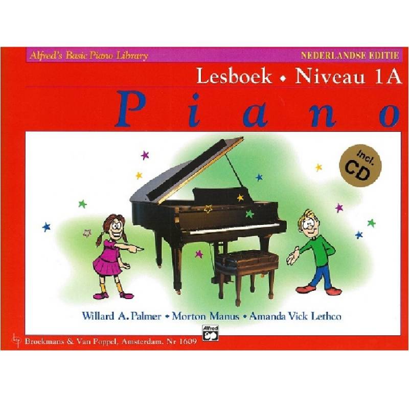 Lesboek Niveau 1A (incl. CD) - ALFREDS Basic Piano Library