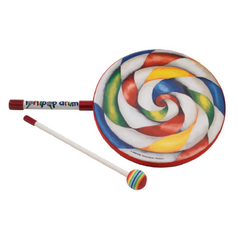 Remo ET-7110-00 Lollipop Drum met stoffen paukestok