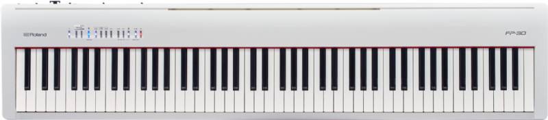 Roland FP-30 Digital Piano - White