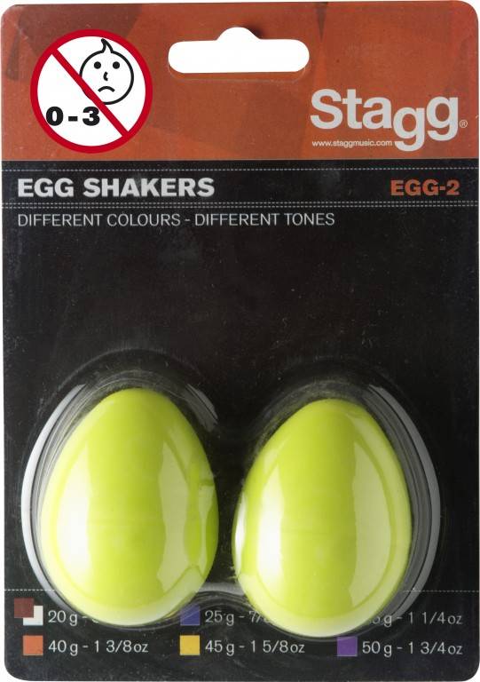 Stagg Egg-2 - Shaker Egg - Groen