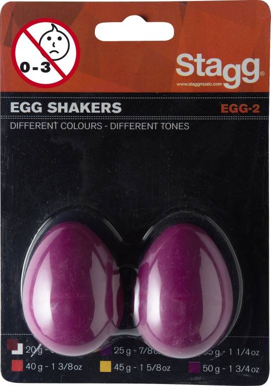 Stagg Egg-2 - Shaker Egg - Magenta