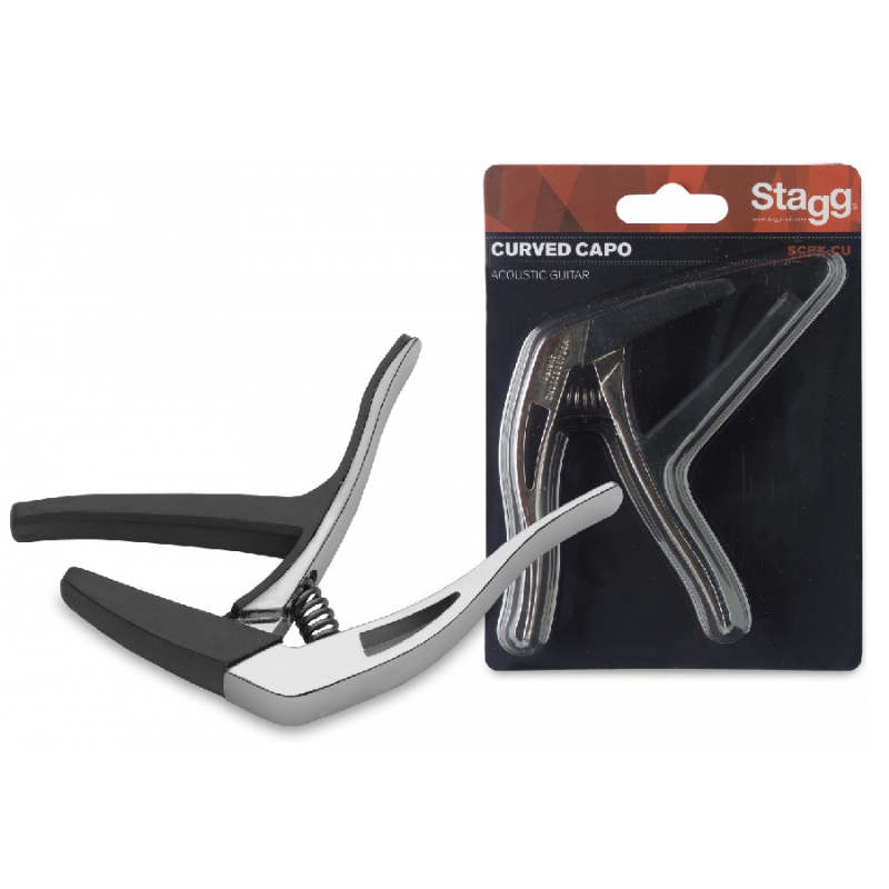 Stagg SCPX-CUCR Capo for Western Guitar