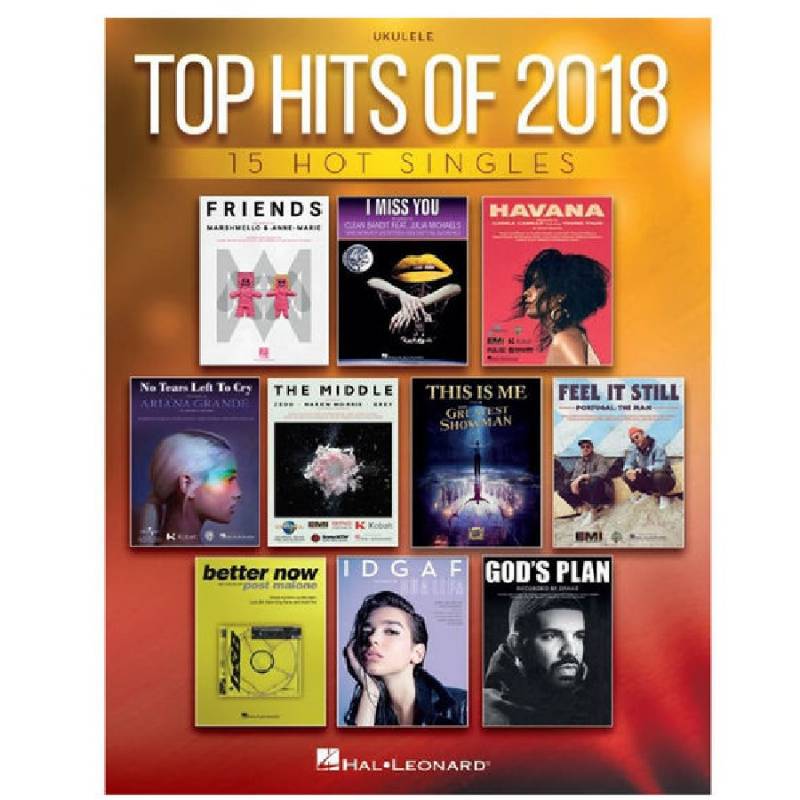Top Hits of 2018 for Ukulele - Hal Leonard