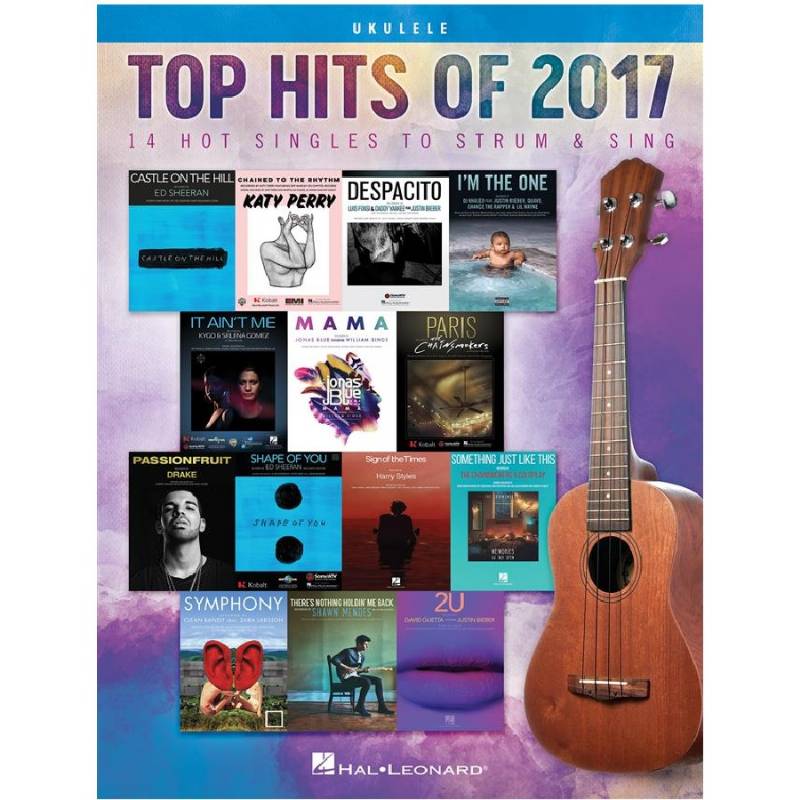 Top Hits of 2017 for Ukulele - Hal Leonard