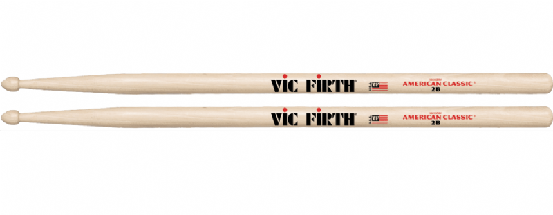 Vic Firth 2B American Classic Drum Sticks