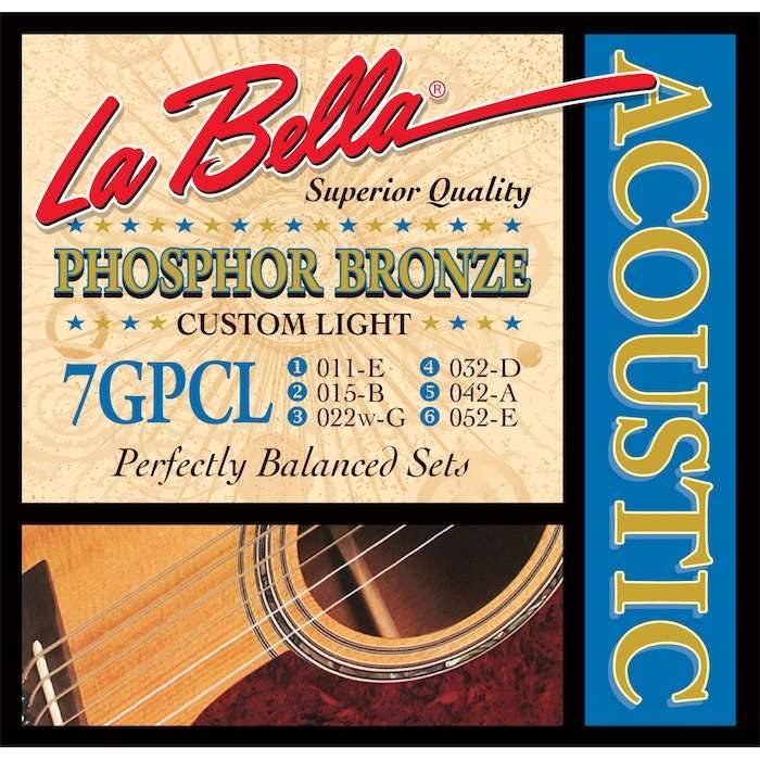 La Bella 7GPCL Acoustic Strings