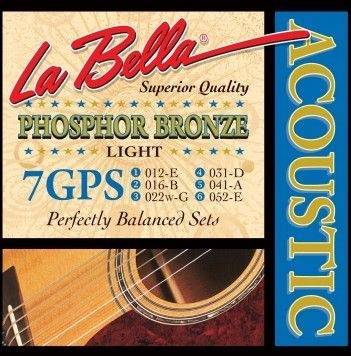 La Bella 7GPS Acoustic Strings
