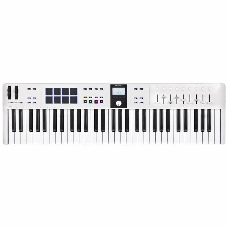 [ほぼ未使用] ARTURIA KeyLab Essential MK3 61鍵 Arturia Keylab Essential MK3 61 wit - Midi Keyboard
