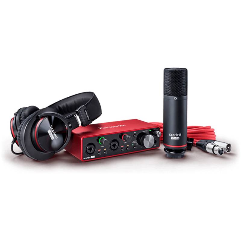 Scarlett 2i2 Studio Pack(gen3)　Focusrite Focusrite Scarlett 2i2 Studio 3rd Gen USB Audio Interface Bundle