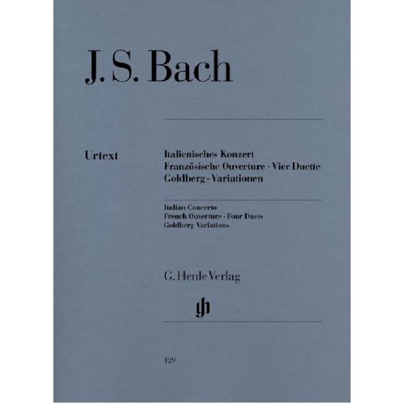 Italienisches Konzert, Französische Ouverture, Vier Duette, Golberg-Variationen - J. S. Bach