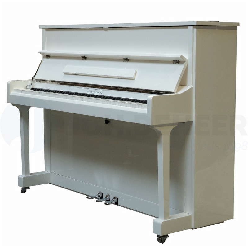 Ludwig & Hoff 112 Piano - Polished White