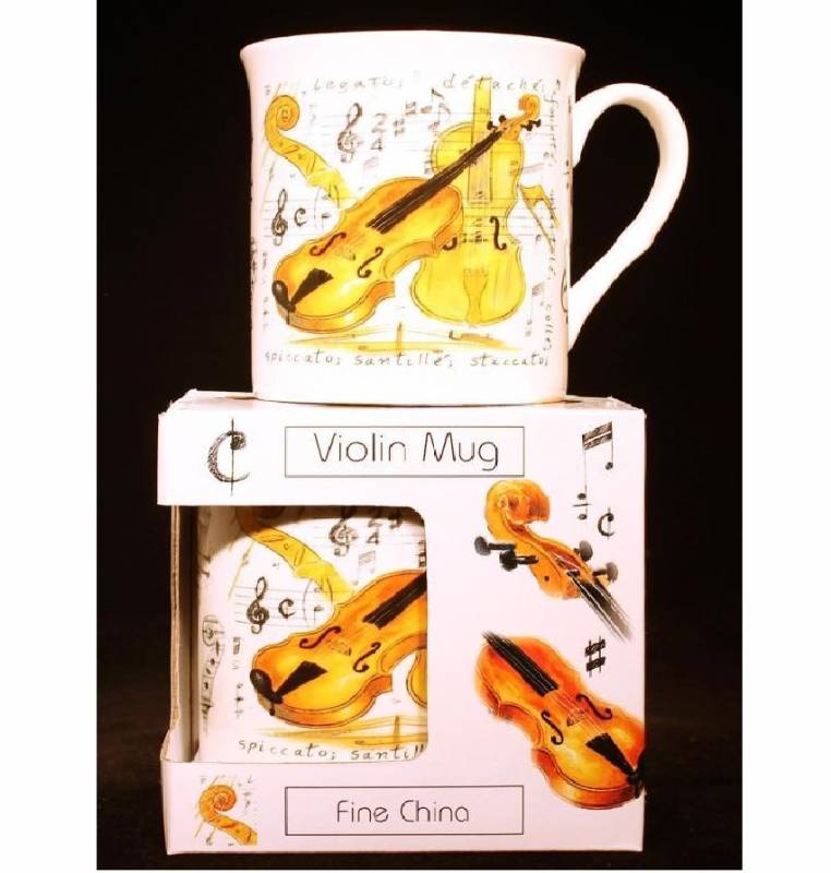Mug - Violin Fine China
