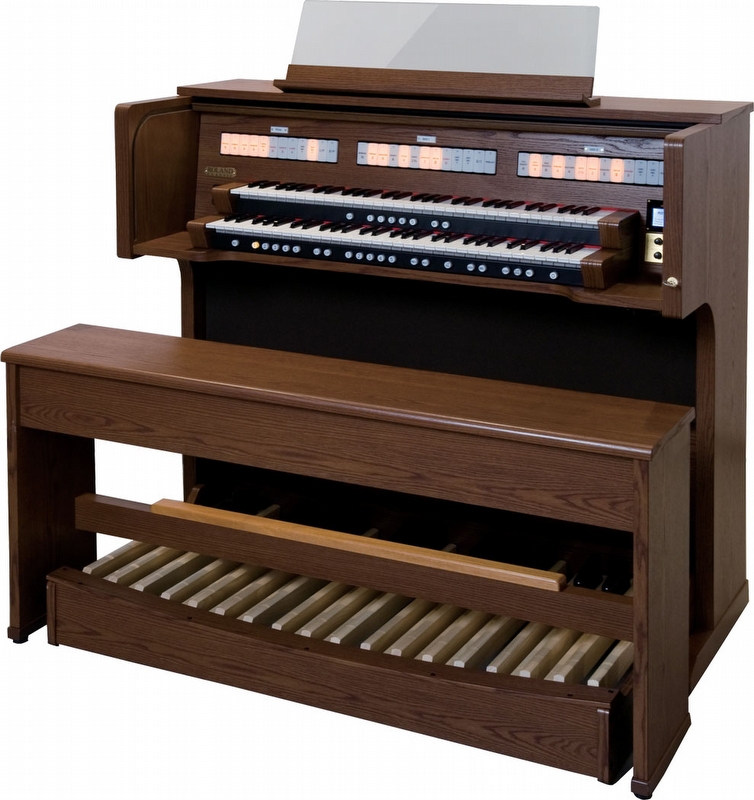 Roland C-380 Used Organ - Dark Oak