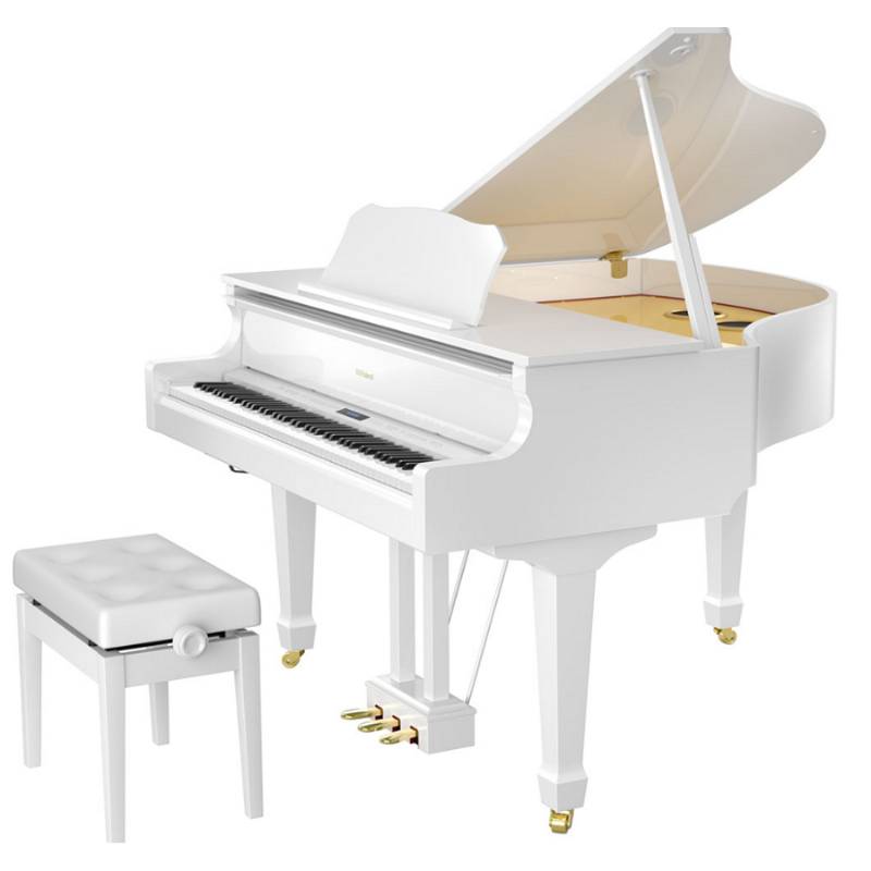 Roland GP-609PW Digital Grand Piano - White