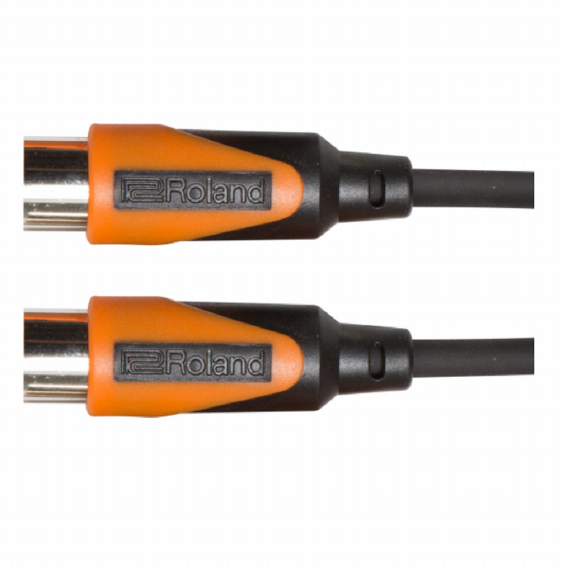 Câble MIDI Roland RMIDI-B20 6m - Connecteurs Nickel, Blindage Haute Densité - Pour Instruments Musicaux