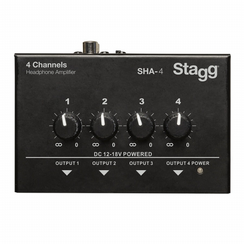 Stagg SHA-4 - Hoofdtelefoonversterker